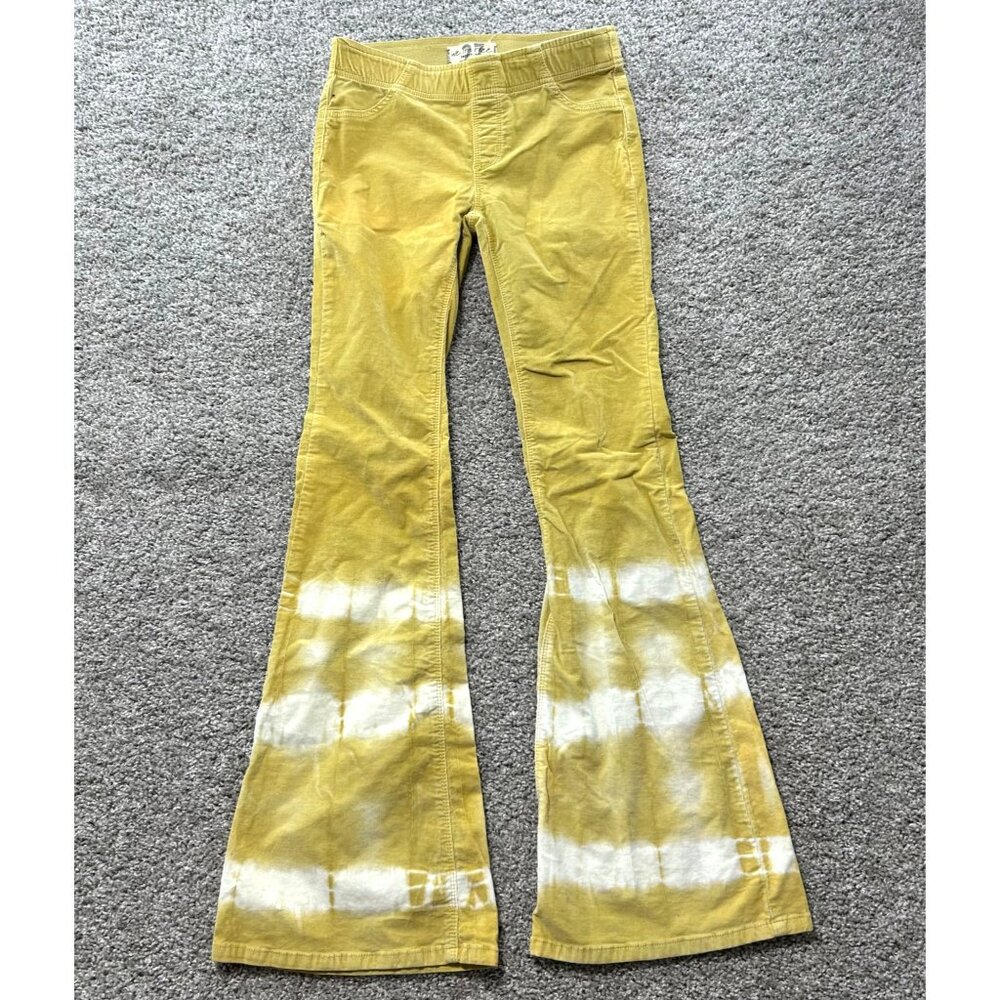 We the Free Women's Sz 27  Tie-Dye Corduroy Flare Pant - Picture 9 of 10